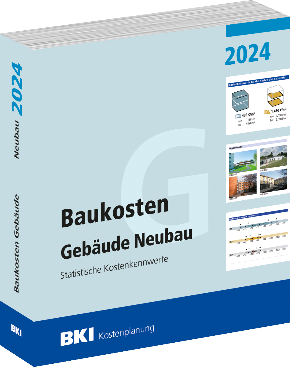 BKI Baukosten Gebäude Neubau 2024 (Buch) | BKI