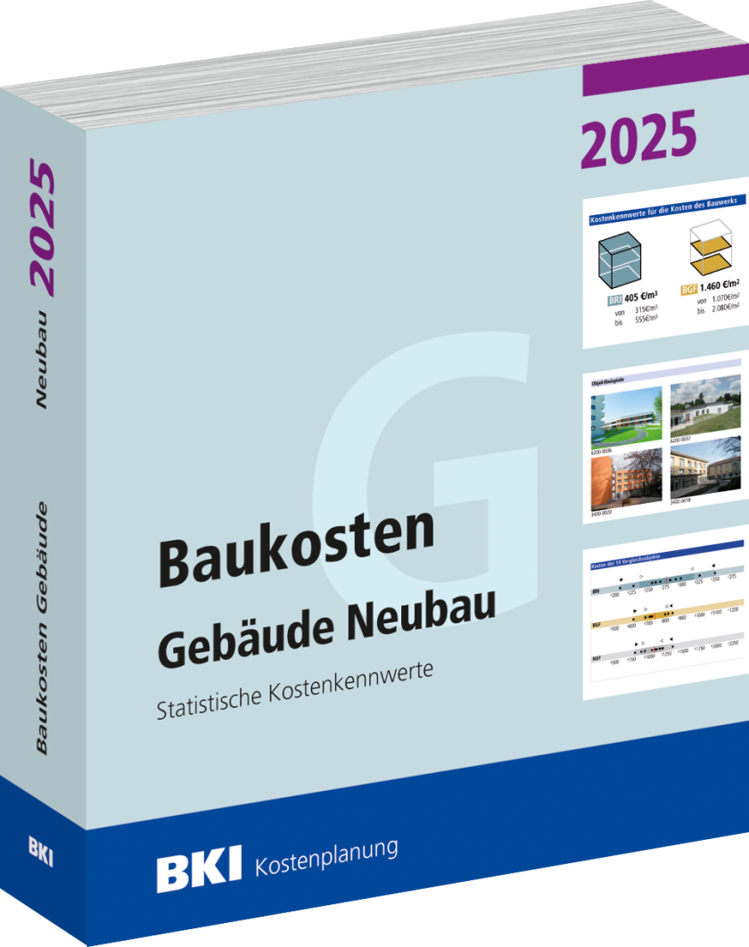 BKI Baukosten Gebäude Neubau 2025 (Buch) | BKI